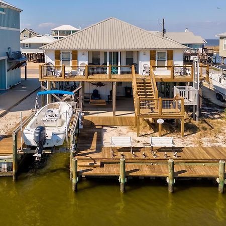 Waters Edge - Private Dock! Only Two Blocks From The Bay Or The Gulf! Plenty Of Parking For Cars Or Boats Home Dauphin Island Eksteriør billede